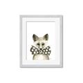 Picture of Baby Fox with Bow Tie _GroupedProduct_Rectangle_Portrait_Mini_ _GroupedProduct_Rectangle_Portrait_Framed_Matted_