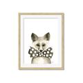 Picture of Baby Fox with Bow Tie _GroupedProduct_Rectangle_Portrait_Mini_ _GroupedProduct_Rectangle_Portrait_Framed_Matted_