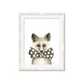 Picture of Baby Fox with Bow Tie _GroupedProduct_Rectangle_Portrait_Mini_ _GroupedProduct_Rectangle_Portrait_Framed_Matted_