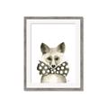 Picture of Baby Fox with Bow Tie _GroupedProduct_Rectangle_Portrait_Mini_ _GroupedProduct_Rectangle_Portrait_Framed_Matted_
