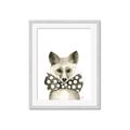 Picture of Baby Fox with Bow Tie _GroupedProduct_Rectangle_Portrait_Mini_ _GroupedProduct_Rectangle_Portrait_Framed_Matted_