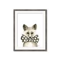 Picture of Baby Fox with Bow Tie _GroupedProduct_Rectangle_Portrait_Mini_ _GroupedProduct_Rectangle_Portrait_Framed_Matted_