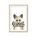 Picture of Baby Fox with Bow Tie _GroupedProduct_Rectangle_Portrait_Mini_ _GroupedProduct_Rectangle_Portrait_Framed_Matted_