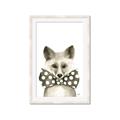 Picture of Baby Fox with Bow Tie _GroupedProduct_Rectangle_Portrait_Mini_ _GroupedProduct_Rectangle_Portrait_Framed_Matted_