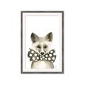 Picture of Baby Fox with Bow Tie _GroupedProduct_Rectangle_Portrait_Mini_ _GroupedProduct_Rectangle_Portrait_Framed_Matted_