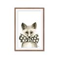 Picture of Baby Fox with Bow Tie _GroupedProduct_Rectangle_Portrait_Mini_ _GroupedProduct_Rectangle_Portrait_Framed_Matted_