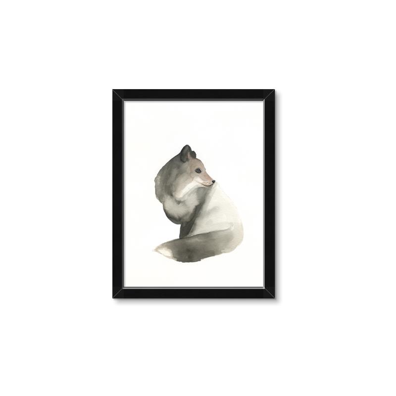 Picture of Brown Fox _GroupedProduct_Rectangle_Portrait_Mini_ _GroupedProduct_Rectangle_Portrait_Framed_Matted_