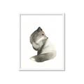 Picture of Brown Fox _GroupedProduct_Rectangle_Portrait_Mini_ _GroupedProduct_Rectangle_Portrait_Framed_Matted_