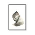 Picture of Brown Fox _GroupedProduct_Rectangle_Portrait_Mini_ _GroupedProduct_Rectangle_Portrait_Framed_Matted_
