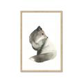 Picture of Brown Fox _GroupedProduct_Rectangle_Portrait_Mini_ _GroupedProduct_Rectangle_Portrait_Framed_Matted_