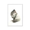 Picture of Brown Fox _GroupedProduct_Rectangle_Portrait_Mini_ _GroupedProduct_Rectangle_Portrait_Framed_Matted_