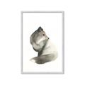 Picture of Brown Fox _GroupedProduct_Rectangle_Portrait_Mini_ _GroupedProduct_Rectangle_Portrait_Framed_Matted_