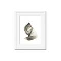 Picture of Brown Fox _GroupedProduct_Rectangle_Portrait_Mini_ _GroupedProduct_Rectangle_Portrait_Framed_Matted_