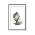 Picture of Brown Fox _GroupedProduct_Rectangle_Portrait_Mini_ _GroupedProduct_Rectangle_Portrait_Framed_Matted_