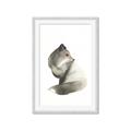 Picture of Brown Fox _GroupedProduct_Rectangle_Portrait_Mini_ _GroupedProduct_Rectangle_Portrait_Framed_Matted_