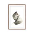 Picture of Brown Fox _GroupedProduct_Rectangle_Portrait_Mini_ _GroupedProduct_Rectangle_Portrait_Framed_Matted_