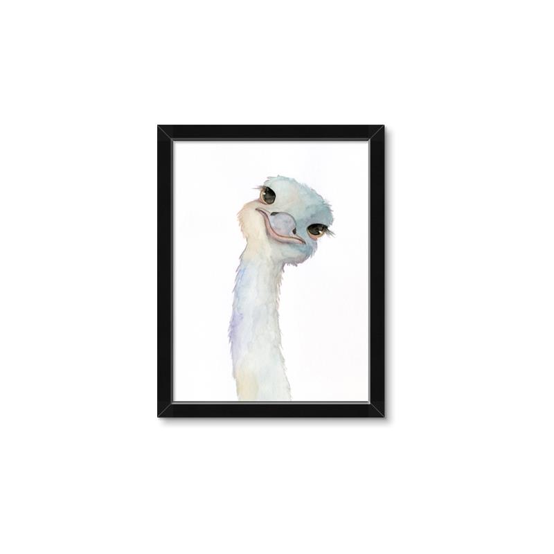 Picture of Ostrich Peekaboo _GroupedProduct_Rectangle_Portrait_Mini_ _GroupedProduct_Rectangle_Portrait_Framed_Matted_