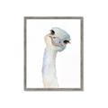 Picture of Ostrich Peekaboo _GroupedProduct_Rectangle_Portrait_Mini_ _GroupedProduct_Rectangle_Portrait_Framed_Matted_
