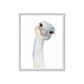 Picture of Ostrich Peekaboo _GroupedProduct_Rectangle_Portrait_Mini_ _GroupedProduct_Rectangle_Portrait_Framed_Matted_
