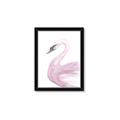 Picture of Pink Swan _GroupedProduct_Rectangle_Portrait_Mini_ _GroupedProduct_Rectangle_Portrait_Framed_Matted_