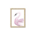 Picture of Pink Swan _GroupedProduct_Rectangle_Portrait_Mini_ _GroupedProduct_Rectangle_Portrait_Framed_Matted_