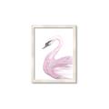 Picture of Pink Swan _GroupedProduct_Rectangle_Portrait_Mini_ _GroupedProduct_Rectangle_Portrait_Framed_Matted_