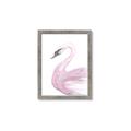 Picture of Pink Swan _GroupedProduct_Rectangle_Portrait_Mini_ _GroupedProduct_Rectangle_Portrait_Framed_Matted_