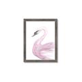 Picture of Pink Swan _GroupedProduct_Rectangle_Portrait_Mini_ _GroupedProduct_Rectangle_Portrait_Framed_Matted_
