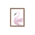 Picture of Pink Swan _GroupedProduct_Rectangle_Portrait_Mini_ _GroupedProduct_Rectangle_Portrait_Framed_Matted_