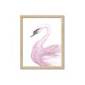 Picture of Pink Swan _GroupedProduct_Rectangle_Portrait_Mini_ _GroupedProduct_Rectangle_Portrait_Framed_Matted_