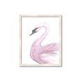 Picture of Pink Swan _GroupedProduct_Rectangle_Portrait_Mini_ _GroupedProduct_Rectangle_Portrait_Framed_Matted_