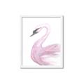 Picture of Pink Swan _GroupedProduct_Rectangle_Portrait_Mini_ _GroupedProduct_Rectangle_Portrait_Framed_Matted_
