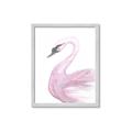 Picture of Pink Swan _GroupedProduct_Rectangle_Portrait_Mini_ _GroupedProduct_Rectangle_Portrait_Framed_Matted_
