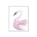 Picture of Pink Swan _GroupedProduct_Rectangle_Portrait_Mini_ _GroupedProduct_Rectangle_Portrait_Framed_Matted_