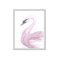 Picture of Pink Swan _GroupedProduct_Rectangle_Portrait_Mini_ _GroupedProduct_Rectangle_Portrait_Framed_Matted_