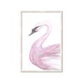 Picture of Pink Swan _GroupedProduct_Rectangle_Portrait_Mini_ _GroupedProduct_Rectangle_Portrait_Framed_Matted_