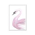 Picture of Pink Swan _GroupedProduct_Rectangle_Portrait_Mini_ _GroupedProduct_Rectangle_Portrait_Framed_Matted_