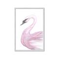 Picture of Pink Swan _GroupedProduct_Rectangle_Portrait_Mini_ _GroupedProduct_Rectangle_Portrait_Framed_Matted_