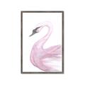Picture of Pink Swan _GroupedProduct_Rectangle_Portrait_Mini_ _GroupedProduct_Rectangle_Portrait_Framed_Matted_