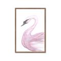 Picture of Pink Swan _GroupedProduct_Rectangle_Portrait_Mini_ _GroupedProduct_Rectangle_Portrait_Framed_Matted_