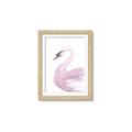 Picture of Pink Swan _GroupedProduct_Rectangle_Portrait_Mini_ _GroupedProduct_Rectangle_Portrait_Framed_Matted_