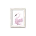 Picture of Pink Swan _GroupedProduct_Rectangle_Portrait_Mini_ _GroupedProduct_Rectangle_Portrait_Framed_Matted_