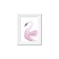 Picture of Pink Swan _GroupedProduct_Rectangle_Portrait_Mini_ _GroupedProduct_Rectangle_Portrait_Framed_Matted_