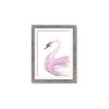 Picture of Pink Swan _GroupedProduct_Rectangle_Portrait_Mini_ _GroupedProduct_Rectangle_Portrait_Framed_Matted_