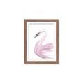 Picture of Pink Swan _GroupedProduct_Rectangle_Portrait_Mini_ _GroupedProduct_Rectangle_Portrait_Framed_Matted_