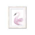 Picture of Pink Swan _GroupedProduct_Rectangle_Portrait_Mini_ _GroupedProduct_Rectangle_Portrait_Framed_Matted_