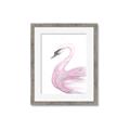 Picture of Pink Swan _GroupedProduct_Rectangle_Portrait_Mini_ _GroupedProduct_Rectangle_Portrait_Framed_Matted_