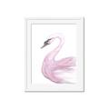 Picture of Pink Swan _GroupedProduct_Rectangle_Portrait_Mini_ _GroupedProduct_Rectangle_Portrait_Framed_Matted_