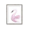 Picture of Pink Swan _GroupedProduct_Rectangle_Portrait_Mini_ _GroupedProduct_Rectangle_Portrait_Framed_Matted_
