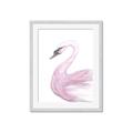 Picture of Pink Swan _GroupedProduct_Rectangle_Portrait_Mini_ _GroupedProduct_Rectangle_Portrait_Framed_Matted_